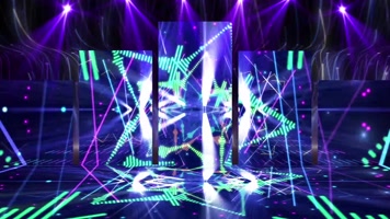 动感灯光舞台跑屏舞台循环