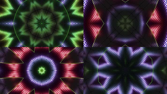 时尚 万花筒 夜店 抽象灯光  