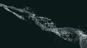 五组水流alpha通道素材