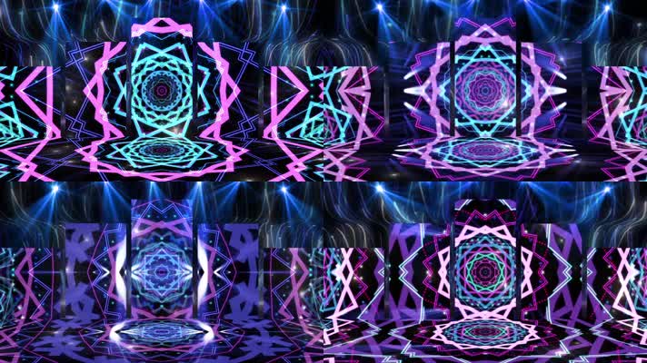 动感灯光舞台跑屏舞台循环