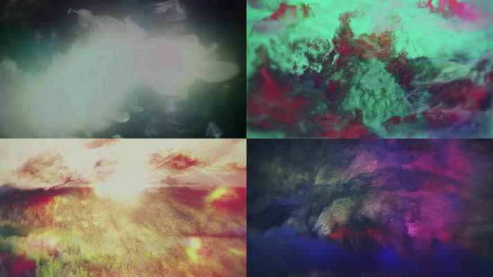 唯美浪漫水墨光影视频背景动态素材【5分】