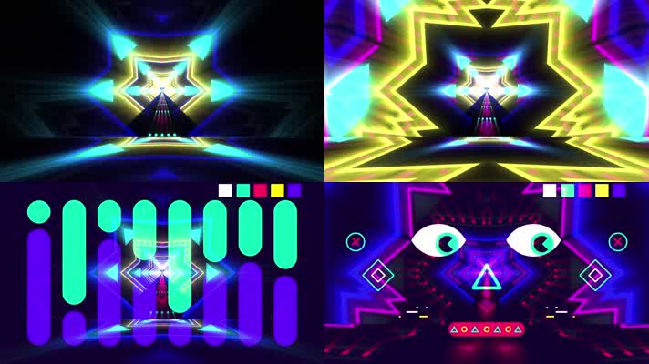 歌曲《拍灰舞》抖音魔性神曲VJ背景