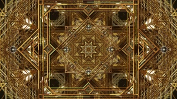 金色装饰艺术动画背景