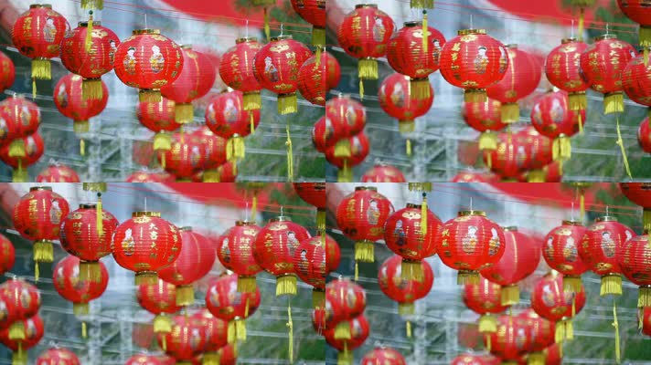 中国红灯笼节日喜庆