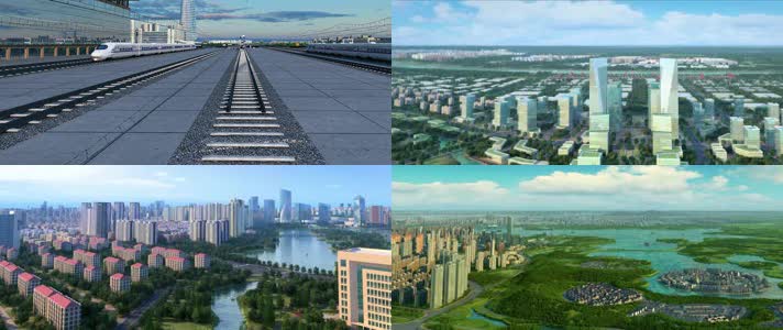 40.（完整版）三维城市建筑漫游动画