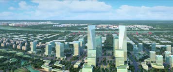 40.（完整版）三维城市建筑漫游动画