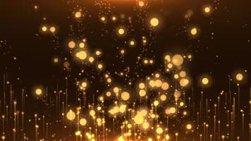金色粒子唯美光斑背景