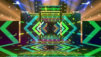 动感分屏节奏舞台灯光