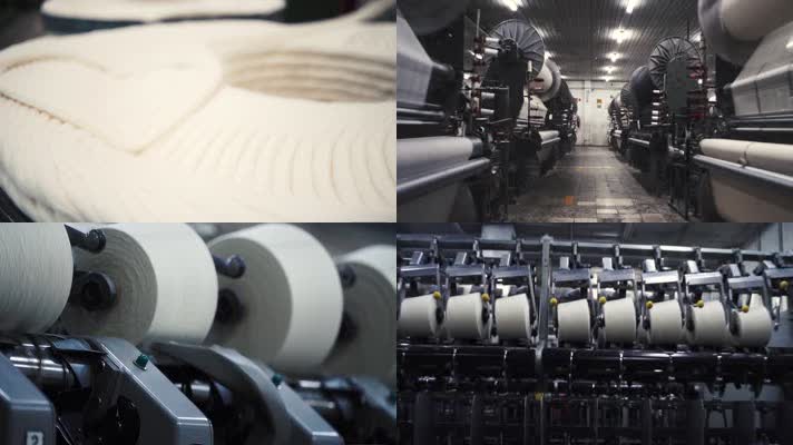 纺织轻工业科技纺纱纺布料织企业宣传