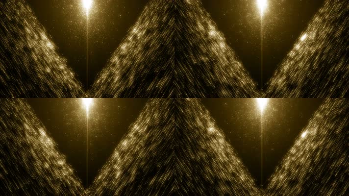 4K金色粒子下落舞台背景视频 