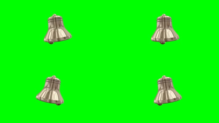 绿幕视频素材圣诞铃铛