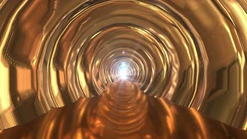金色隧道循环背景