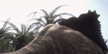 恐龙霸王龙成群捕猎开角龙三维动画