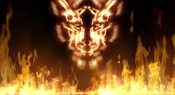 豹头 火摇滚背景