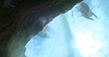 科幻战舰灭绝恐龙逼真三维动画