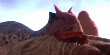 侏罗纪恐龙异特龙捕杀弯龙三维动画