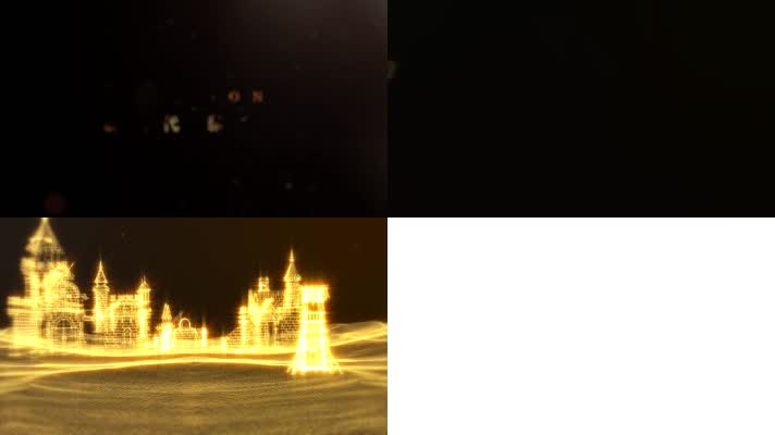 金色大气创意企业颁奖开幕AE模板