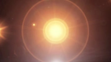 炫酷闪光镜头光晕