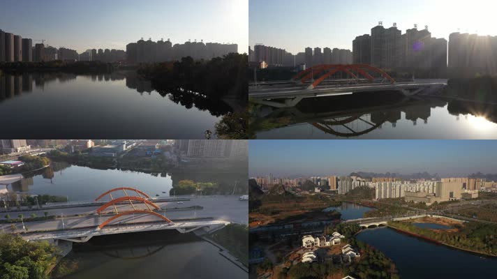 桂林城市航拍