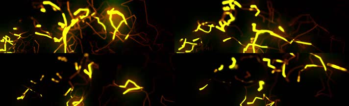 粒子线条花纹背景  