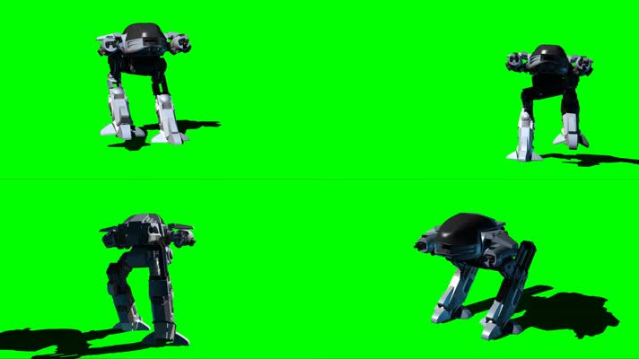 机器人绿屏