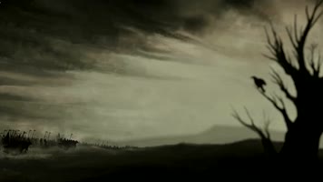 中国古代战场战争万箭齐发大场景动画