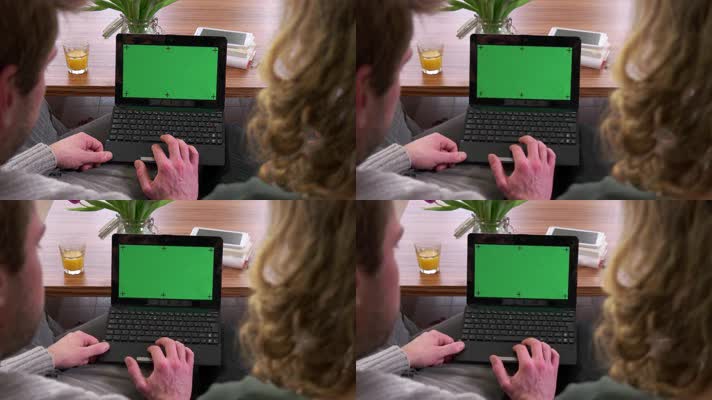 笔记本电脑绿屏 操作笔记本电脑 