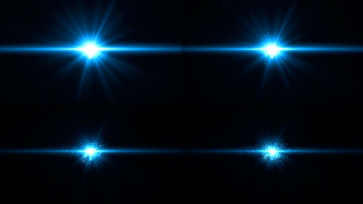 蓝色科技光特效