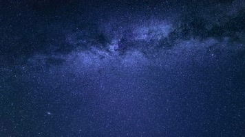 4K银河星空夜空宇宙星系运动延时素材