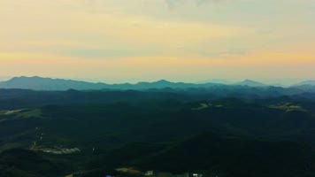 4k无人机航拍山川大地山村地脉森林