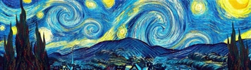 4K梵高星空