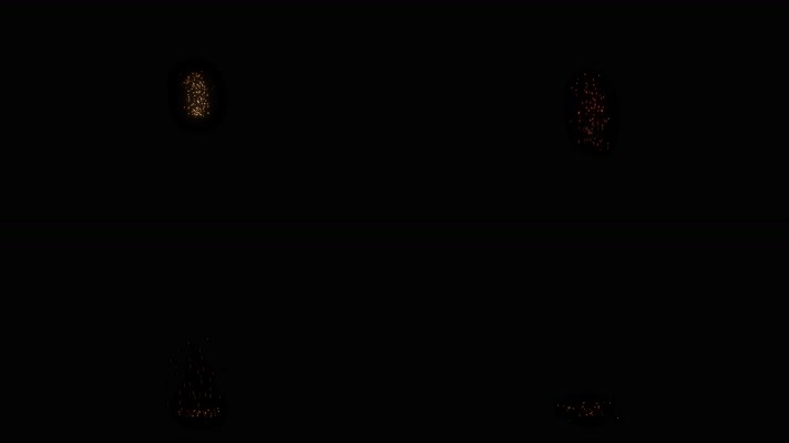 粒子喷射 火花 烟花  