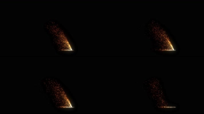 粒子喷射 火花 烟花  