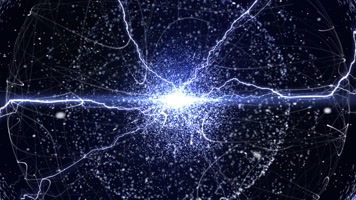 粒子汇聚能量球 爆炸 光效  