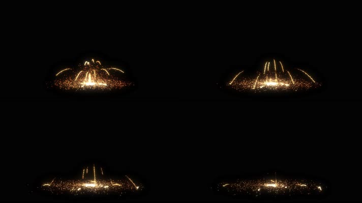 粒子喷射 火花 烟花  