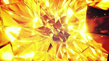 抽象金色发光VJ隧道背景