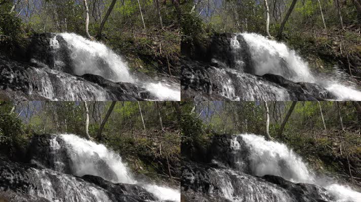 瀑布 溪流 风光自然  