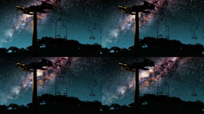  仰望星空 梦幻星辰 唯美星空  