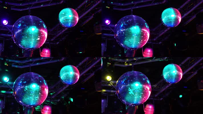 迪斯科灯光 舞台背景  