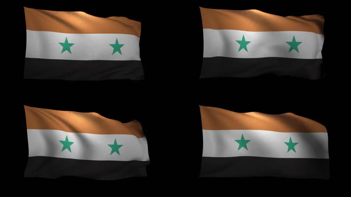 叙利亚旗帜 国旗  