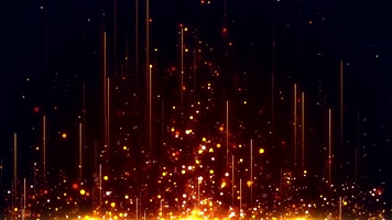 4K震撼唯美金色浪漫粒子背景素材