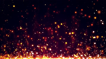 4K震撼唯美金色浪漫粒子背景素材