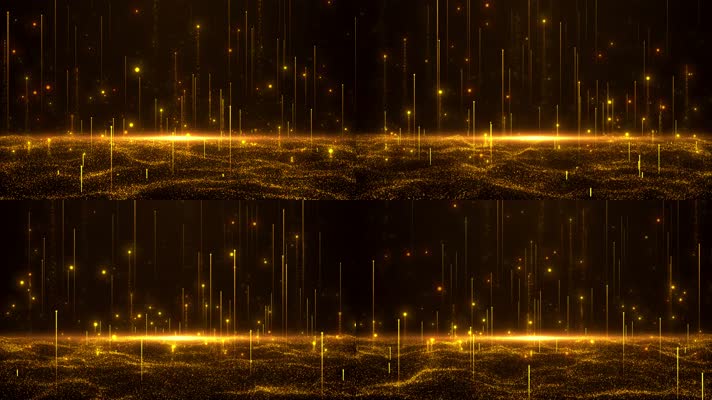 原创4K超清唯美粒子上升