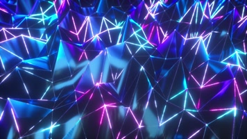 绚丽霓虹灯棱镜