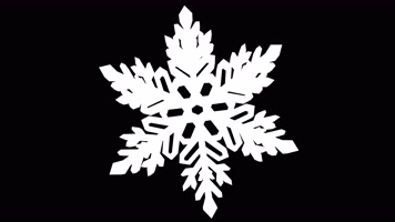 【带通道】一片雪花旋转 4K视频