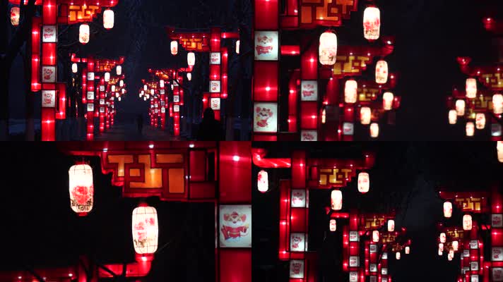 春节-过年-灯会-灯笼