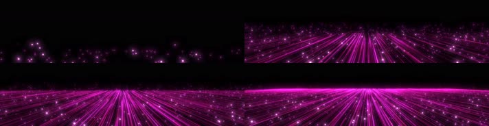 【原创】【宽屏】4K唯美紫色粒子线条地面
