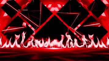 费翔《冬天里的一把火》动感舞台背景灯光秀