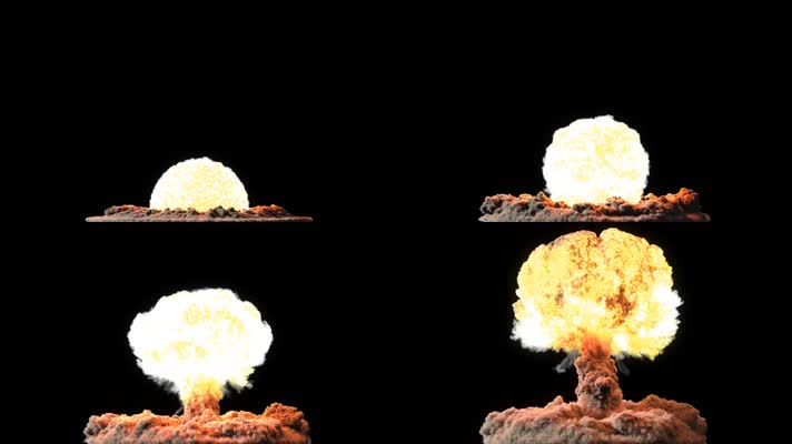 原子弹爆炸 核试验 核爆炸  