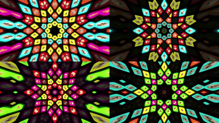 时尚万花筒 舞台背景  